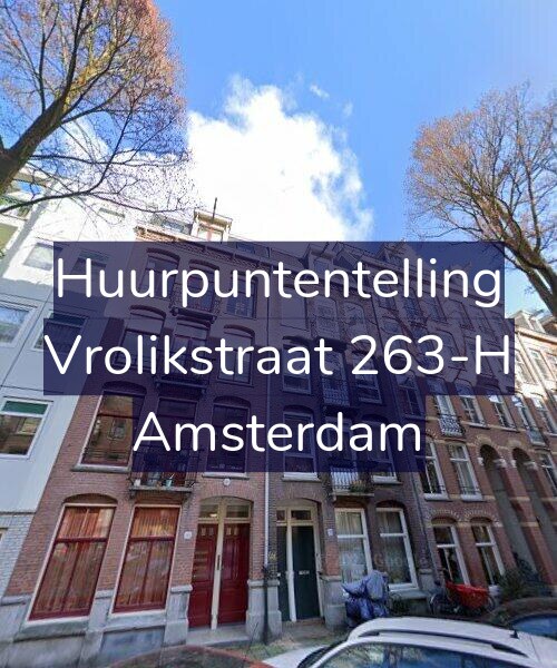 Foto gevel Huurpuntentelling voor Vrolikstraat 263-H, Amsterdam