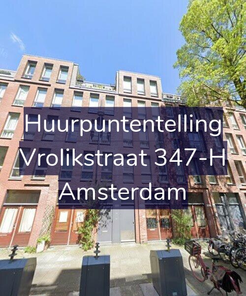 Foto gevel Huurpuntentelling voor Vrolikstraat 347-H, Amsterdam