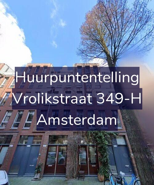 Foto gevel Huurpuntentelling voor Vrolikstraat 349-H, Amsterdam