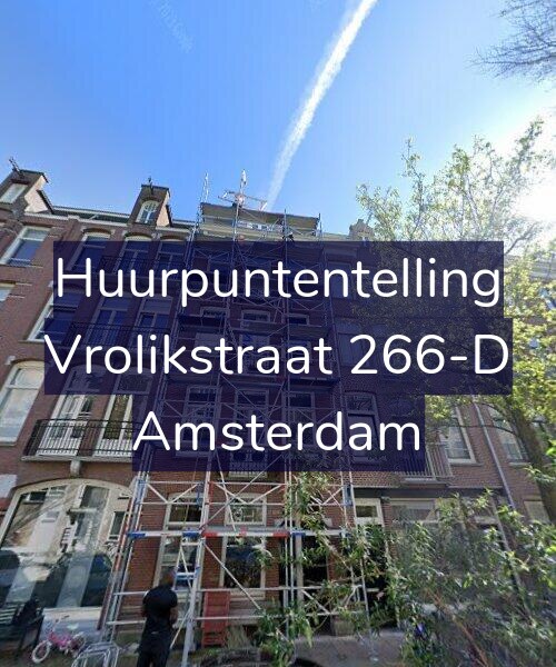 Foto gevel Huurpuntentelling voor Vrolikstraat 266-D, Amsterdam