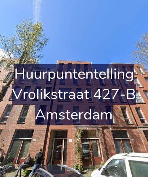 Foto gevel Huurpuntentelling voor Vrolikstraat 427-B, Amsterdam