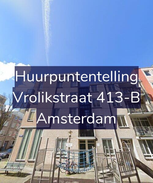 Foto gevel Huurpuntentelling voor Vrolikstraat 413-B, Amsterdam