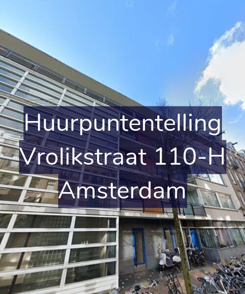 Foto gevel Huurpuntentelling voor Vrolikstraat 110-H, Amsterdam
