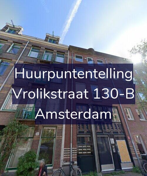 Foto gevel Huurpuntentelling voor Vrolikstraat 130-B, Amsterdam