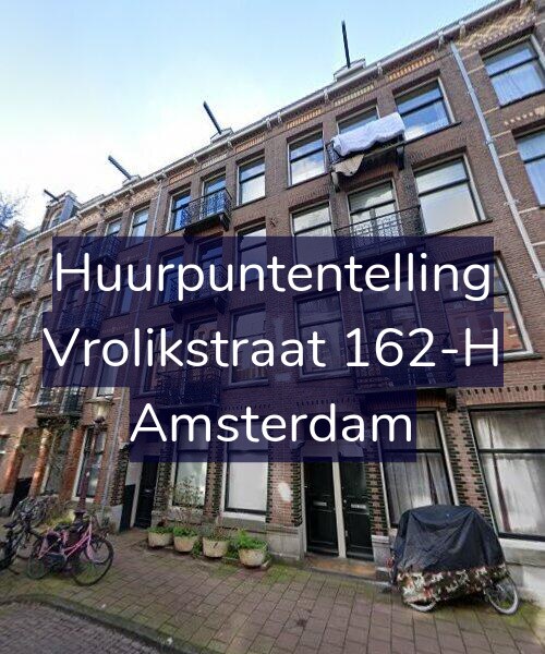 Foto gevel Huurpuntentelling voor Vrolikstraat 162-H, Amsterdam