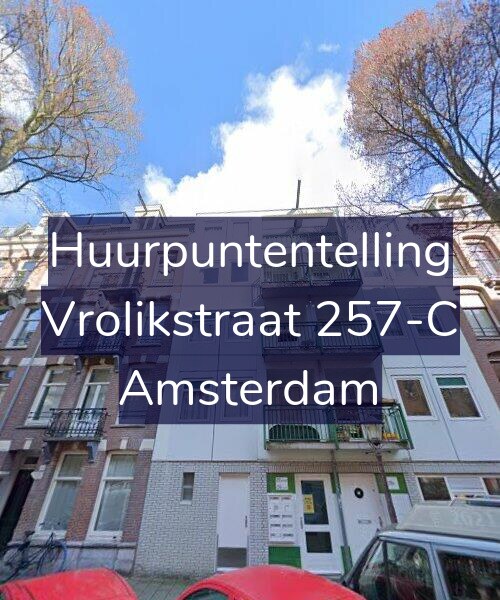 Foto gevel Huurpuntentelling voor Vrolikstraat 257-C, Amsterdam