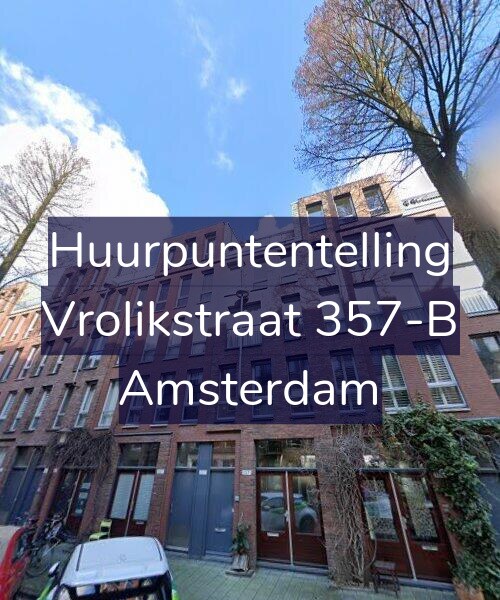 Foto gevel Huurpuntentelling voor Vrolikstraat 357-B, Amsterdam