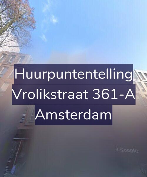 Foto gevel Huurpuntentelling voor Vrolikstraat 361-A, Amsterdam