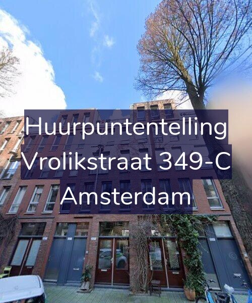Foto gevel Huurpuntentelling voor Vrolikstraat 349-C, Amsterdam