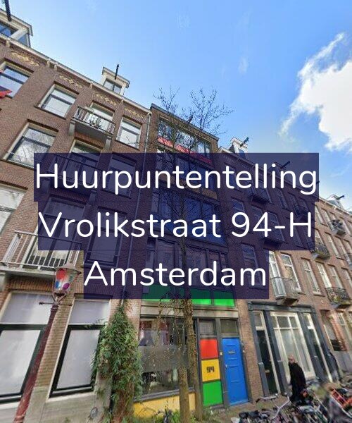 Foto gevel Huurpuntentelling voor Vrolikstraat 94-H, Amsterdam