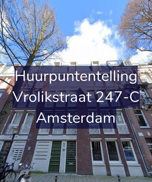 Foto gevel Huurpuntentelling voor Vrolikstraat 247-C, Amsterdam