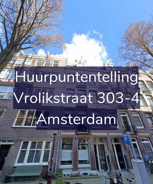 Foto gevel Huurpuntentelling voor Vrolikstraat 303-4, Amsterdam