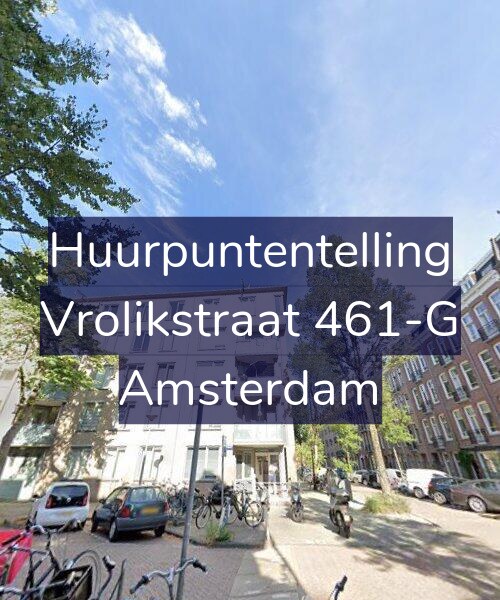 Foto gevel Huurpuntentelling voor Vrolikstraat 461-G, Amsterdam