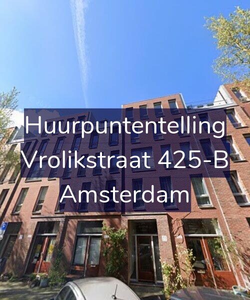 Foto gevel Huurpuntentelling voor Vrolikstraat 425-B, Amsterdam