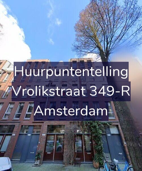 Foto gevel Huurpuntentelling voor Vrolikstraat 349-R, Amsterdam
