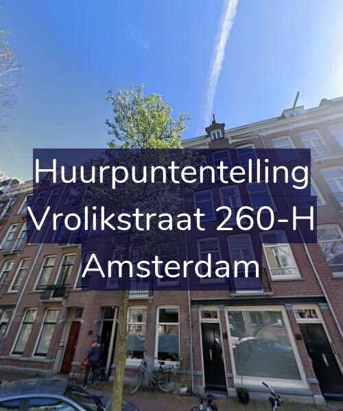 Foto gevel Huurpuntentelling voor Vrolikstraat 260-H, Amsterdam