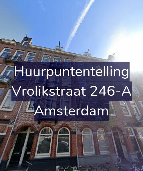 Foto gevel Huurpuntentelling voor Vrolikstraat 246-A, Amsterdam