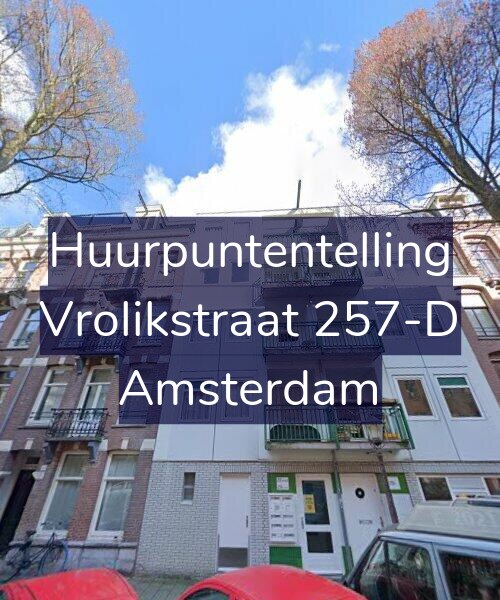 Foto gevel Huurpuntentelling voor Vrolikstraat 257-D, Amsterdam