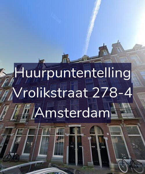 Foto gevel Huurpuntentelling voor Vrolikstraat 278-4, Amsterdam