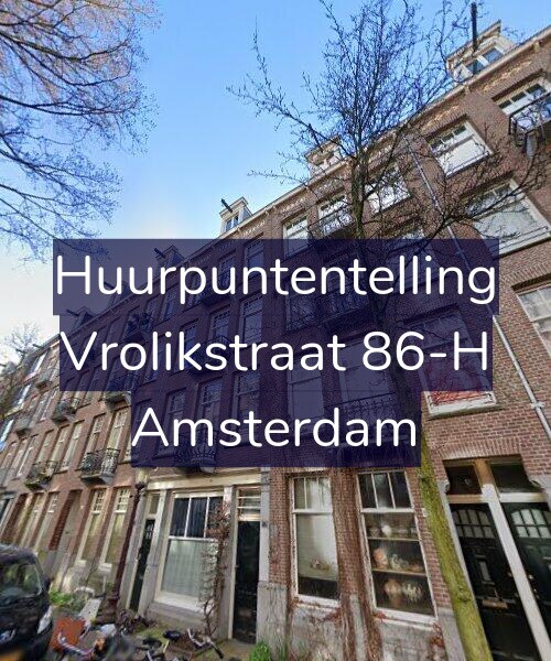 Foto gevel Huurpuntentelling voor Vrolikstraat 86-H, Amsterdam