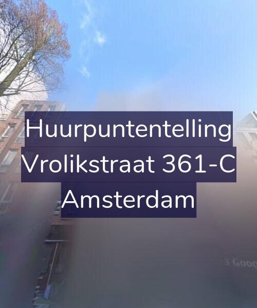 Foto gevel Huurpuntentelling voor Vrolikstraat 361-C, Amsterdam