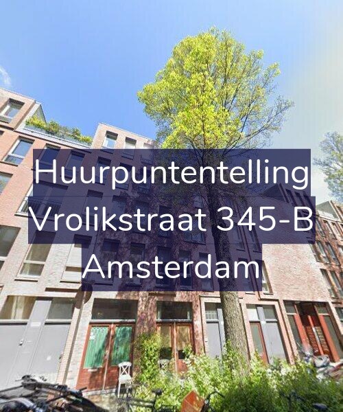 Foto gevel Huurpuntentelling voor Vrolikstraat 345-B, Amsterdam