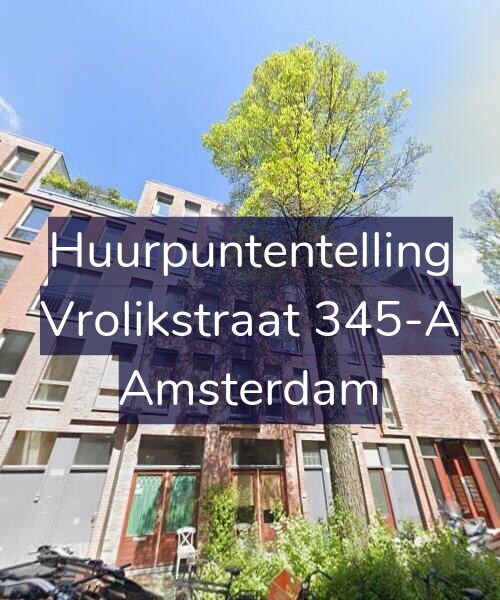 Foto gevel Huurpuntentelling voor Vrolikstraat 345-A, Amsterdam
