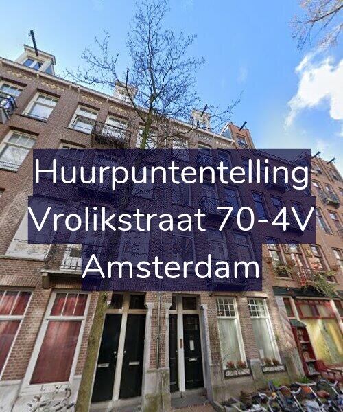 Foto gevel Huurpuntentelling voor Vrolikstraat 70-4V, Amsterdam