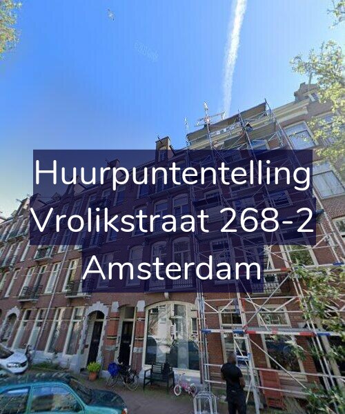 Foto gevel Huurpuntentelling voor Vrolikstraat 268-2, Amsterdam