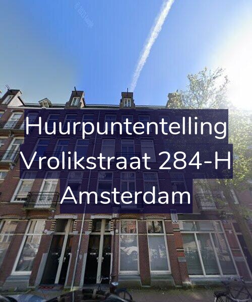 Foto gevel Huurpuntentelling voor Vrolikstraat 284-H, Amsterdam