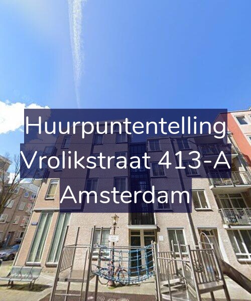 Foto gevel Huurpuntentelling voor Vrolikstraat 413-A, Amsterdam