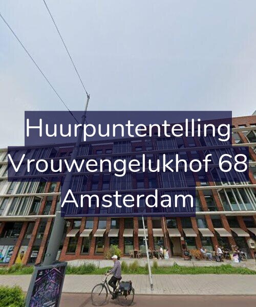 Foto gevel Huurpuntentelling voor Vrouwengelukhof 68, Amsterdam