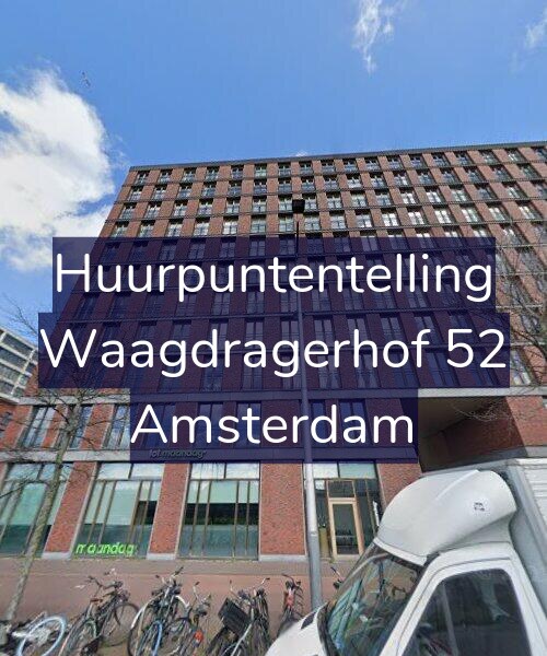 Foto gevel Huurpuntentelling voor Waagdragerhof 52, Amsterdam