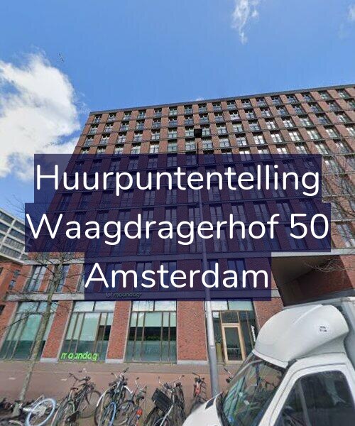 Foto gevel Huurpuntentelling voor Waagdragerhof 50, Amsterdam
