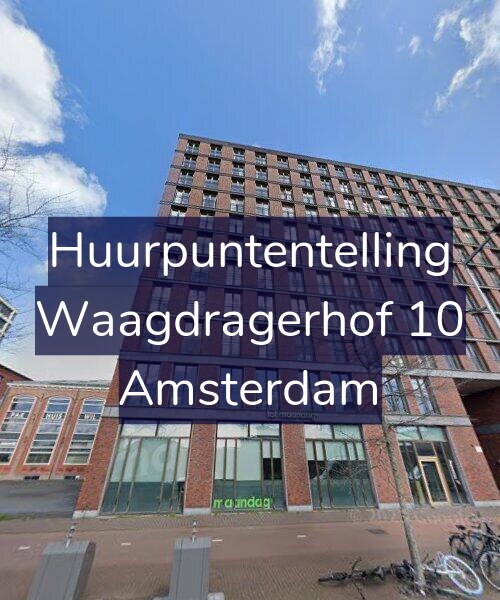 Foto gevel Huurpuntentelling voor Waagdragerhof 10, Amsterdam