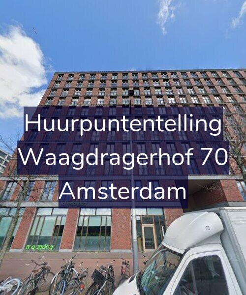 Foto gevel Huurpuntentelling voor Waagdragerhof 70, Amsterdam