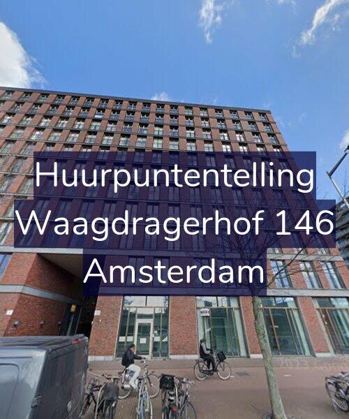 Foto gevel Huurpuntentelling voor Waagdragerhof 146, Amsterdam