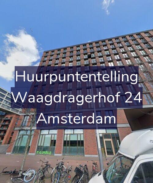 Foto gevel Huurpuntentelling voor Waagdragerhof 24, Amsterdam