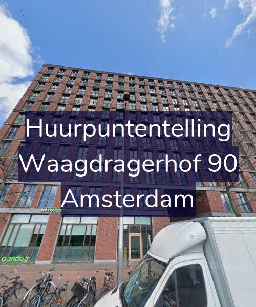 Foto gevel Huurpuntentelling voor Waagdragerhof 90, Amsterdam
