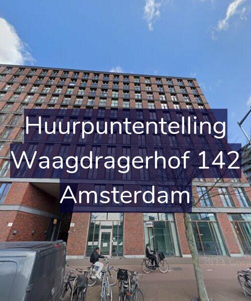 Foto gevel Huurpuntentelling voor Waagdragerhof 142, Amsterdam
