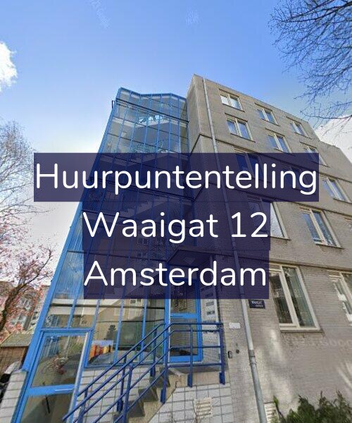 Foto gevel Huurpuntentelling voor Waaigat 12, Amsterdam