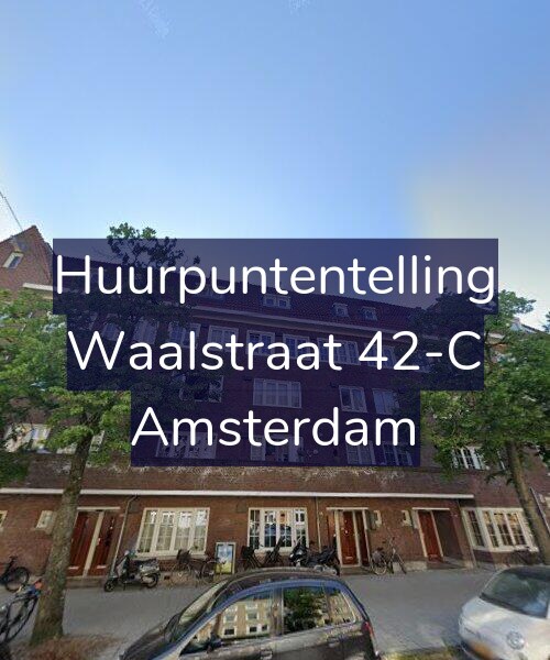 Foto gevel Huurpuntentelling voor Waalstraat 42-C, Amsterdam