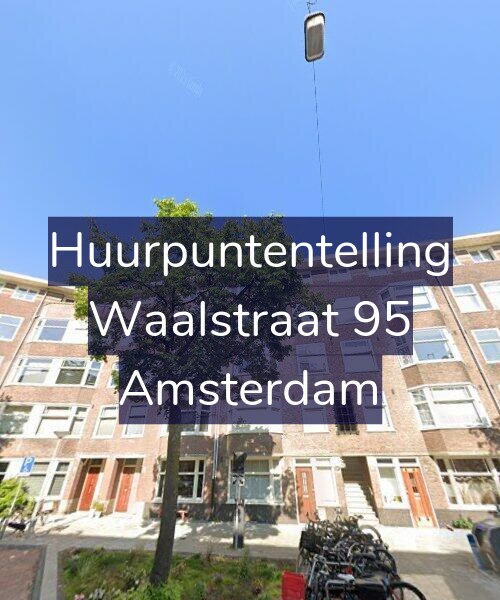 Foto gevel Huurpuntentelling voor Waalstraat 95, Amsterdam