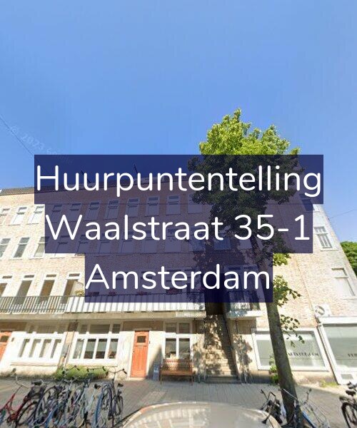 Foto gevel Huurpuntentelling voor Waalstraat 35-1, Amsterdam
