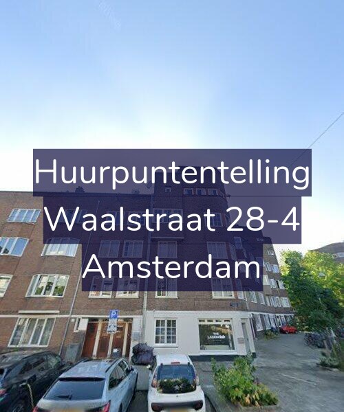 Foto gevel Huurpuntentelling voor Waalstraat 28-4, Amsterdam