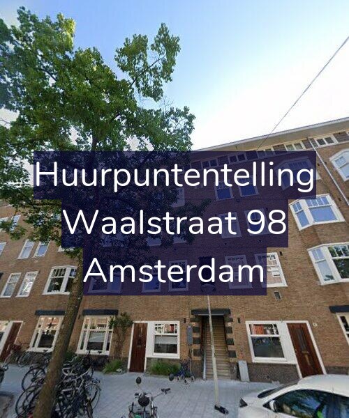 Foto gevel Huurpuntentelling voor Waalstraat 98, Amsterdam