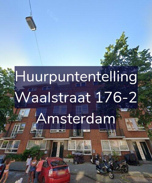 Foto gevel Huurpuntentelling voor Waalstraat 176-2, Amsterdam