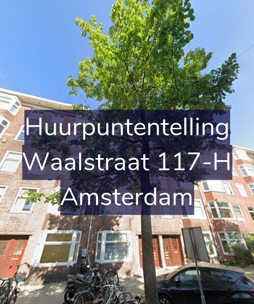 Foto gevel Huurpuntentelling voor Waalstraat 117-H, Amsterdam