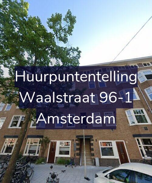 Foto gevel Huurpuntentelling voor Waalstraat 96-1, Amsterdam