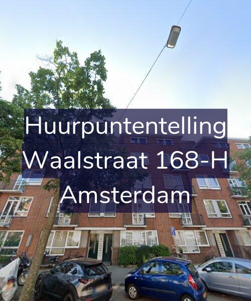 Foto gevel Huurpuntentelling voor Waalstraat 168-H, Amsterdam